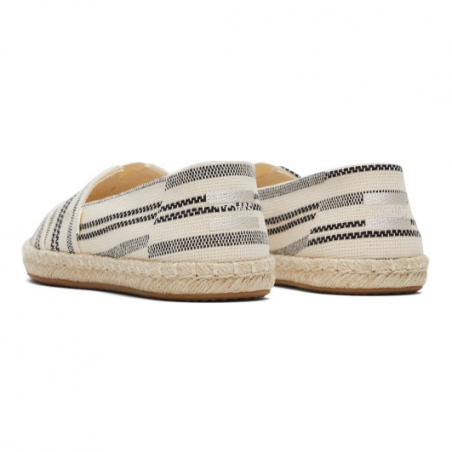 Toms - Natural Global Stripe, veganer Alpargata