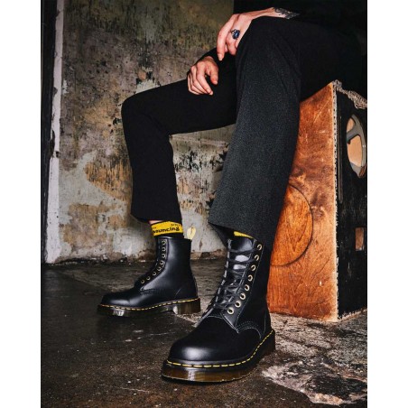 Dr. Martens - 1460 Black Felix Rub Off-Boots, veganer Boot