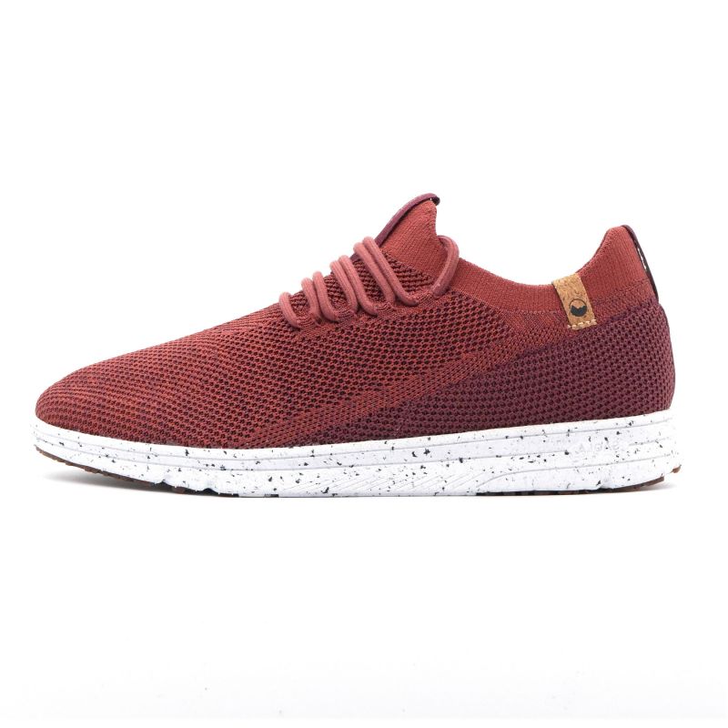 Saola - Tsavo Burgundy, ökologische und vegane Sneaker