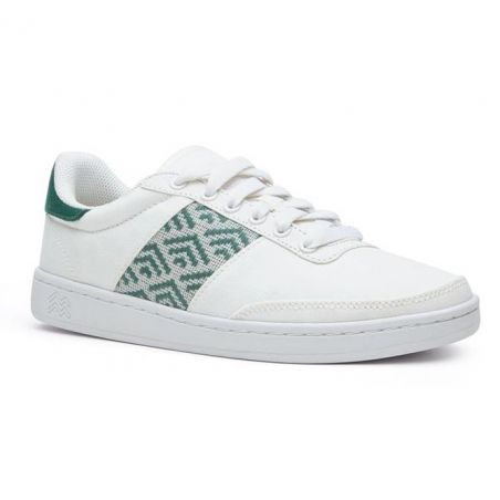 N’go - Saigon Vegan White / Petrol Kon Tum, faire und vegane Sneaker