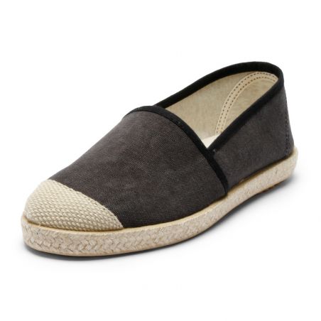 Grand Step Shoes - Evita Anthrazit-Washed, vegane Schuhe für den Sommer