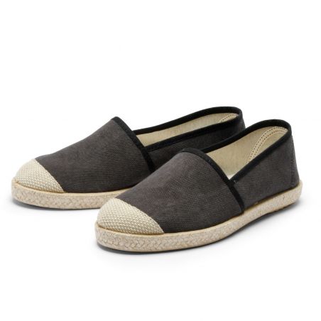 Grand Step Shoes - Evita Anthrazit-Washed, vegane Schuhe für den Sommer