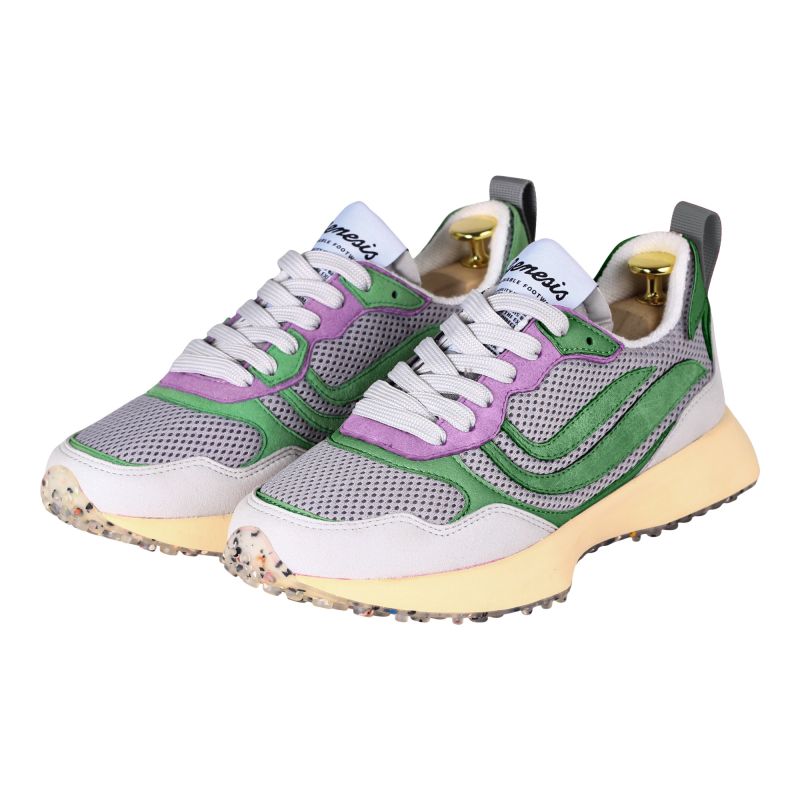 Genesis - Marathon Eco/Recycelt Green-Lavender, vegane Sneaker