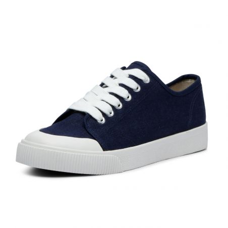 Grand Step Shoes - Trudy Navy, vegane Hanf-Sneaker