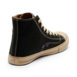 Grand Step Shoes - Billy Black, vegane Hanf-Sneaker