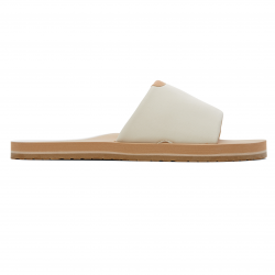 Toms - Carly Sandale White, vegane Flip-Flops