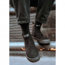 Wasted Shoes - Manchester Black, veganer Boot