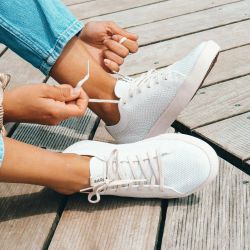 Saola - Cannon Knit White, vegane Schuhe