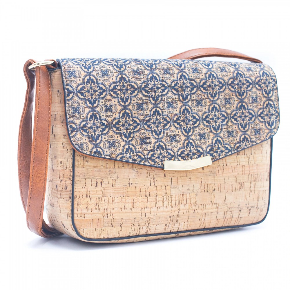 Round Cork Crossbody 2022-B, vegane Tasche