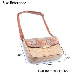 Round Cork Crossbody 2022-B, vegane Tasche