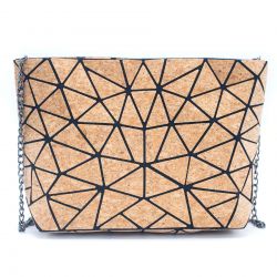 Natural Cork Bag Geometric 2027-A, vegane Tasche