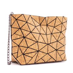 Natural Cork Bag Geometric 2027-A, vegane Tasche