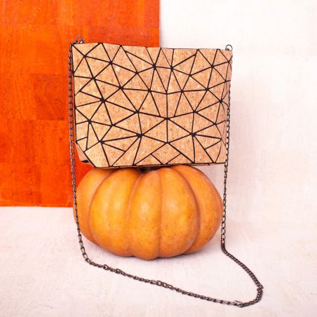 Natural Cork Bag Geometric 2027-A, vegane Tasche