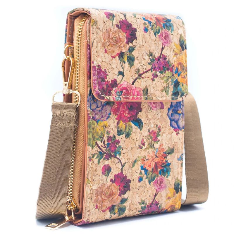 Natural Cork Crossbody Mobile Phone 01, vegane Tasche