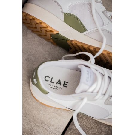 Clae Los Angeles - Joshua White Olive, veganer Sneaker