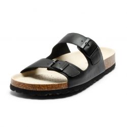 Grand Step Shoes - Lars Black, vegane Sandale Herren