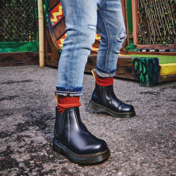 2976 Black Newbury Tumble, veganer Kinderstiefel