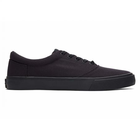 Toms - Fenix Canvas All Black, vegane Sneaker