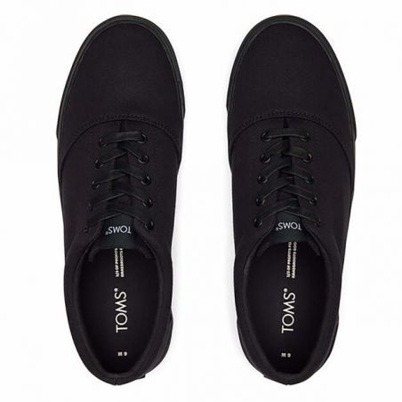Toms - Fenix Canvas All Black, vegane Sneaker