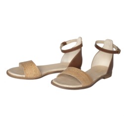 Ojos Cork Nut, vegane Sandalen