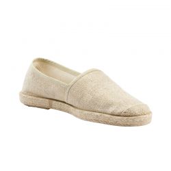 Grand Step Shoes -  Evita Metallic Plain Taupe, vegane Schuhe