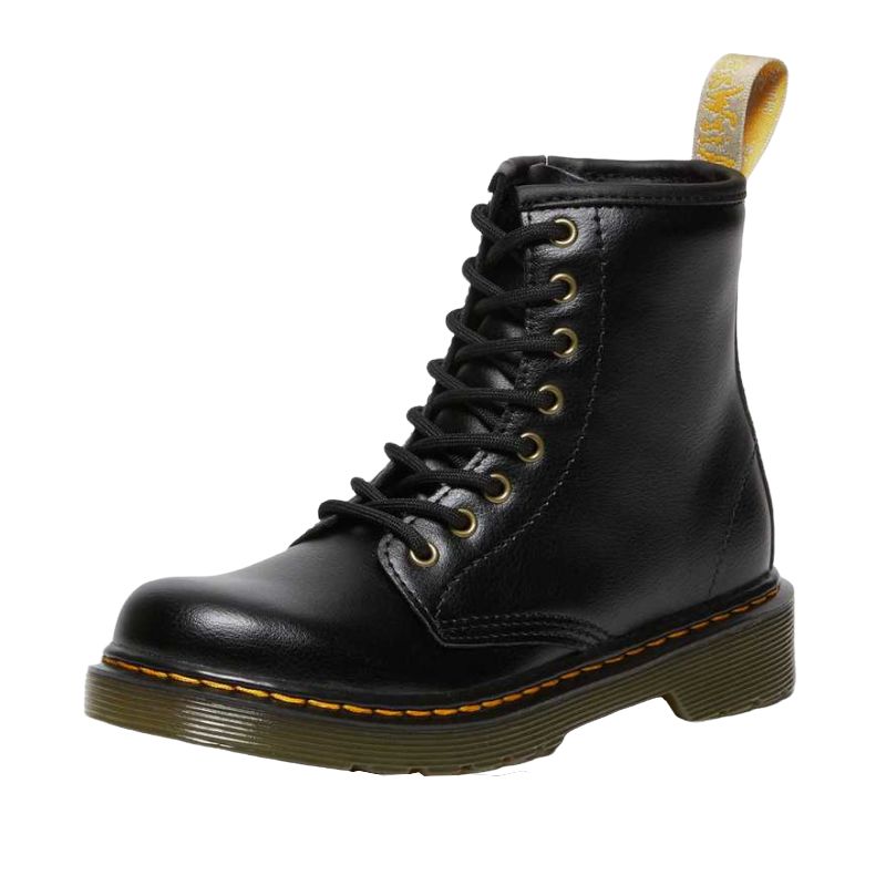 Dr. Martens - 1460 Black Newbury Tumble, veganer Kinderstiefel