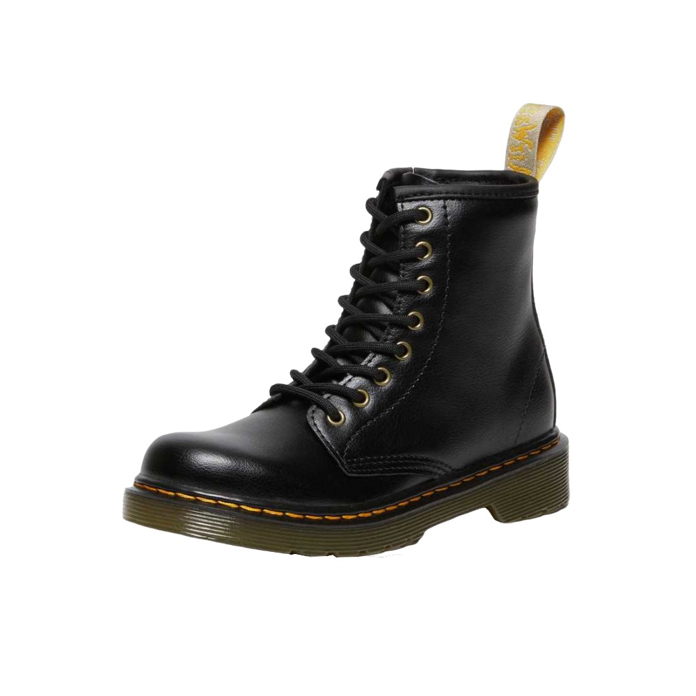 Dr. Martens - 1460 Black Newbury Tumble, veganer Kinderstiefel