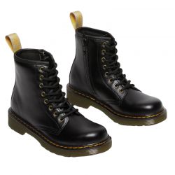 Dr. Martens - 1460 Black Newbury Tumble, veganer Kinderstiefel