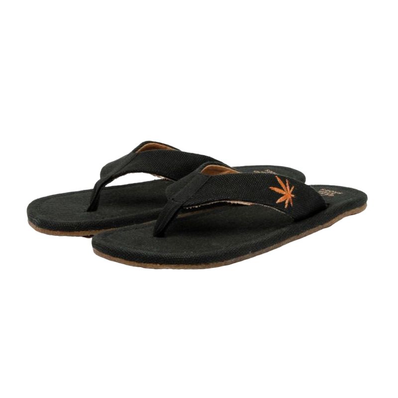 Grand Step Shoes - Harper Black, vegane Flip-Flops