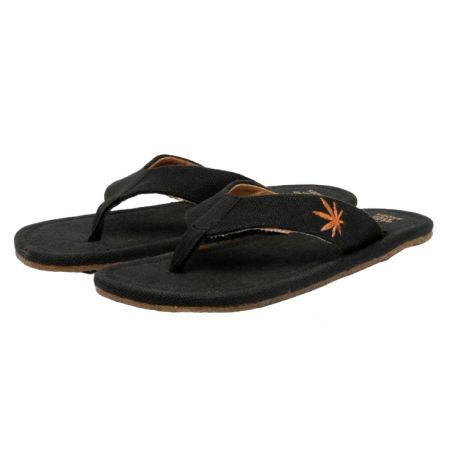 Grand Step Shoes - Harper Black, vegane Flip-Flops