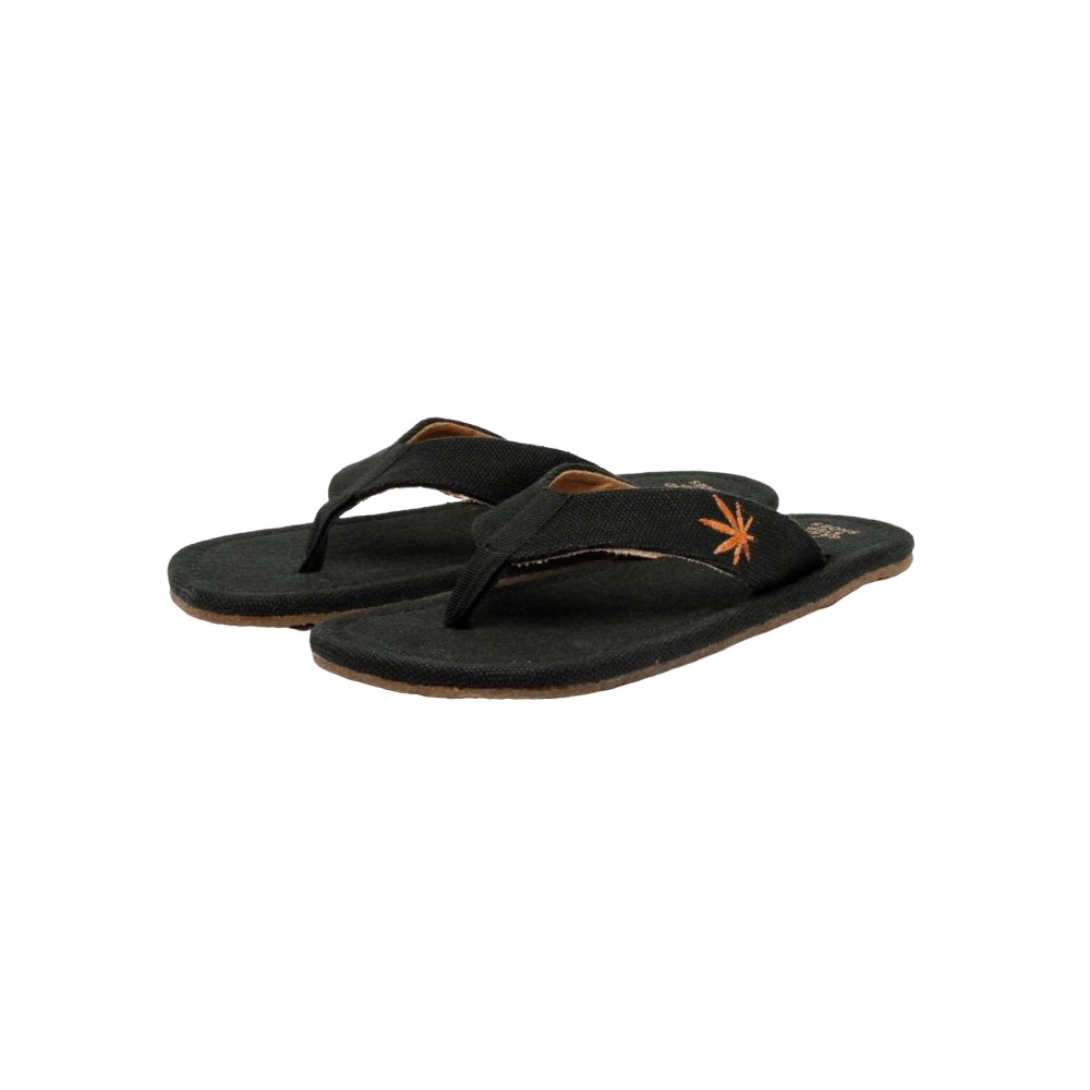 Grand Step Shoes - Harper Black, vegane Flip-Flops