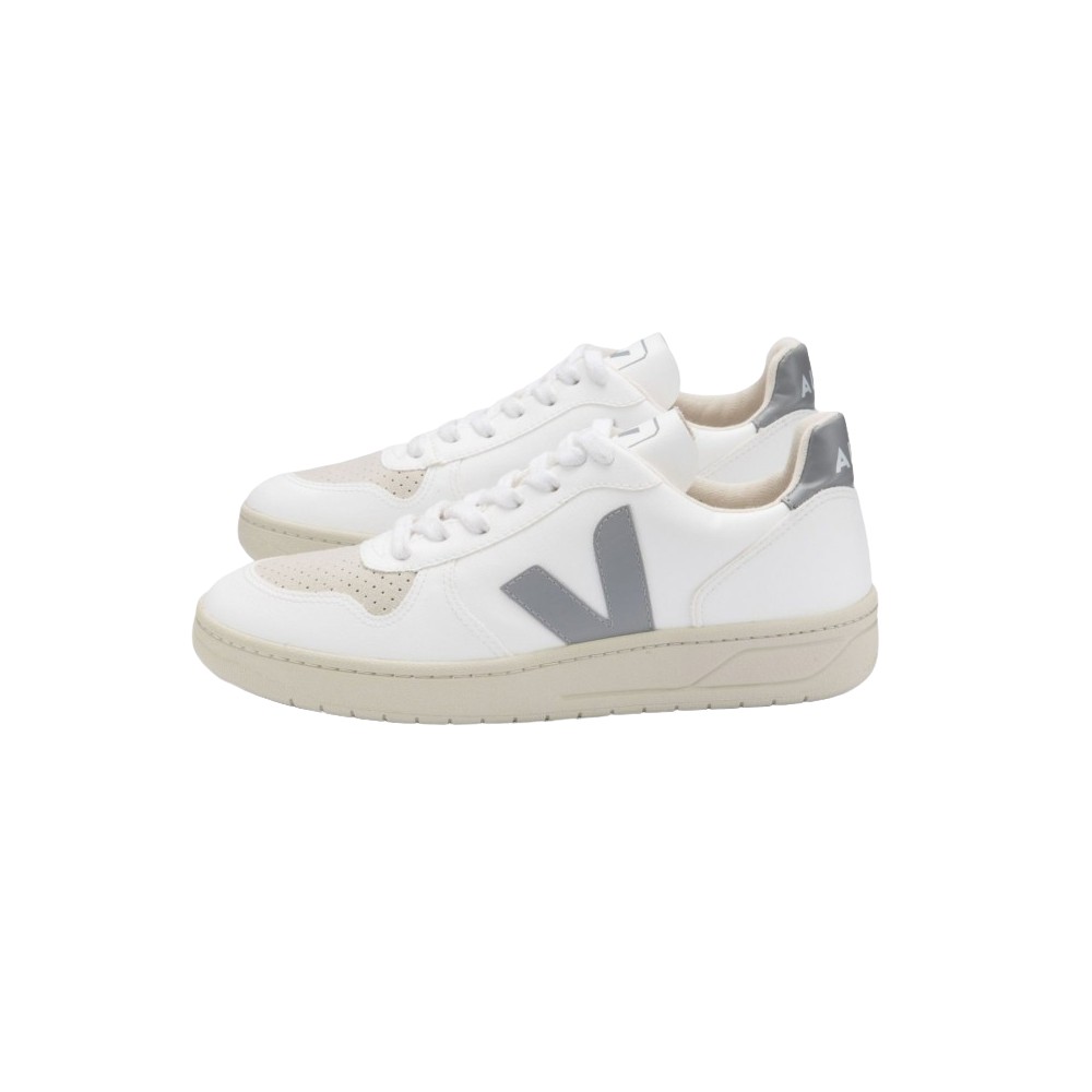 Veja - V-10 CWL White Oxford Grey, vegane Schuhe