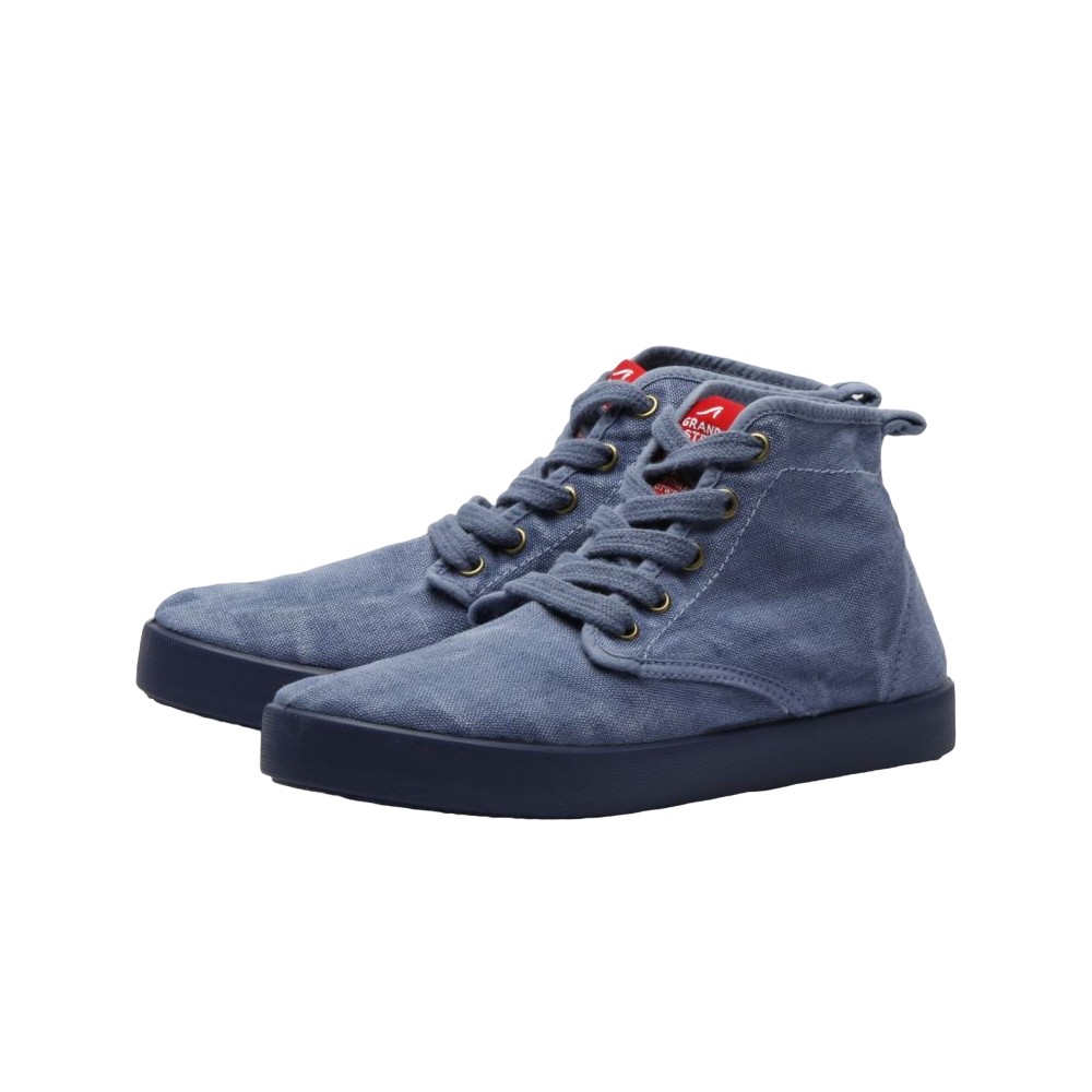 Grand Step Shoes - Adam Hemp Blue, vegane Schuhe