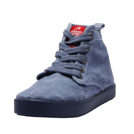 Grand Step Shoes - Adam Hemp Blue, vegane Schuhe