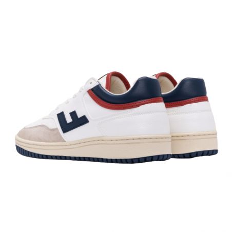 Flamingos Life - Retro 90's White-Navy-Red, vegane Sneaker