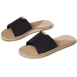 Toms - Carly Sandale Black, vegane Sandalen