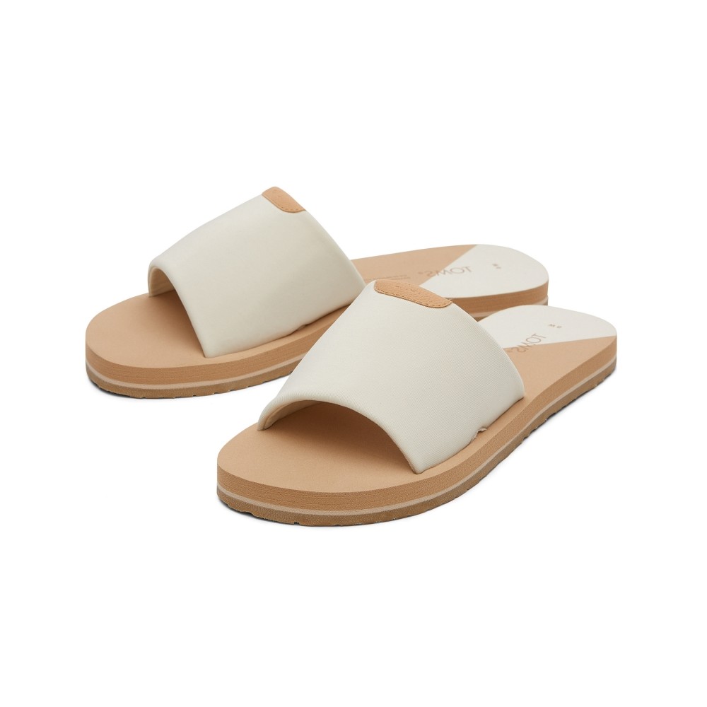 Toms - Carly Sandale White, vegane Sandalen