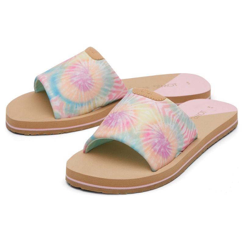 Toms - Carly Sandale Rosa Batik, vegane Sandalen