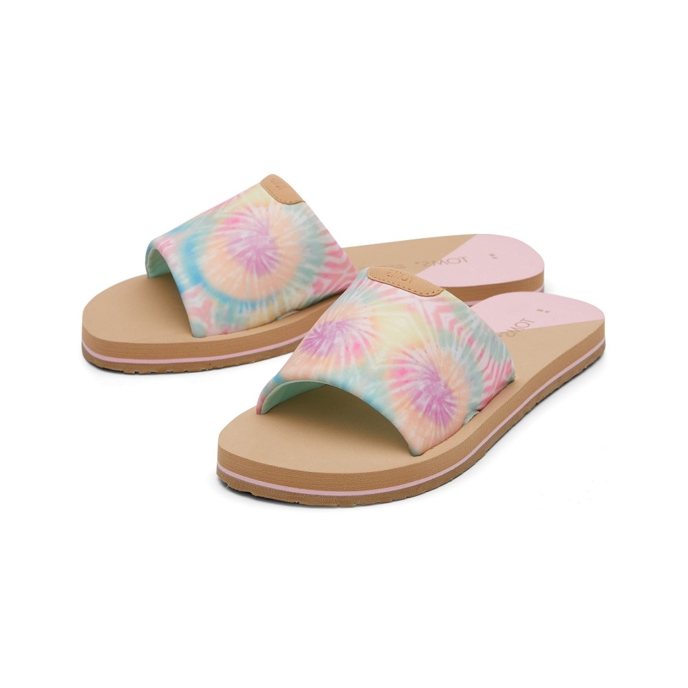 Toms - Carly Sandale Rosa Batik, vegane Sandalen