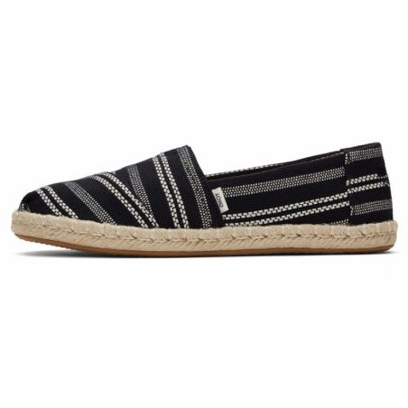 Toms - Black Global Stripe, vegane Schuhe