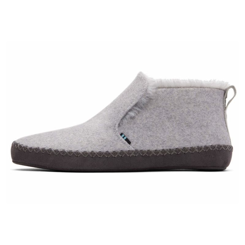 Toms - Nahla Slipper Grey, vegane Hausschuhe