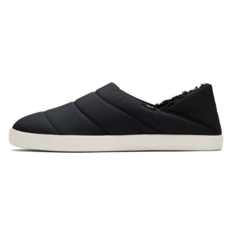 Toms - Ezra Black Ripstop, vegane Hausschuhe