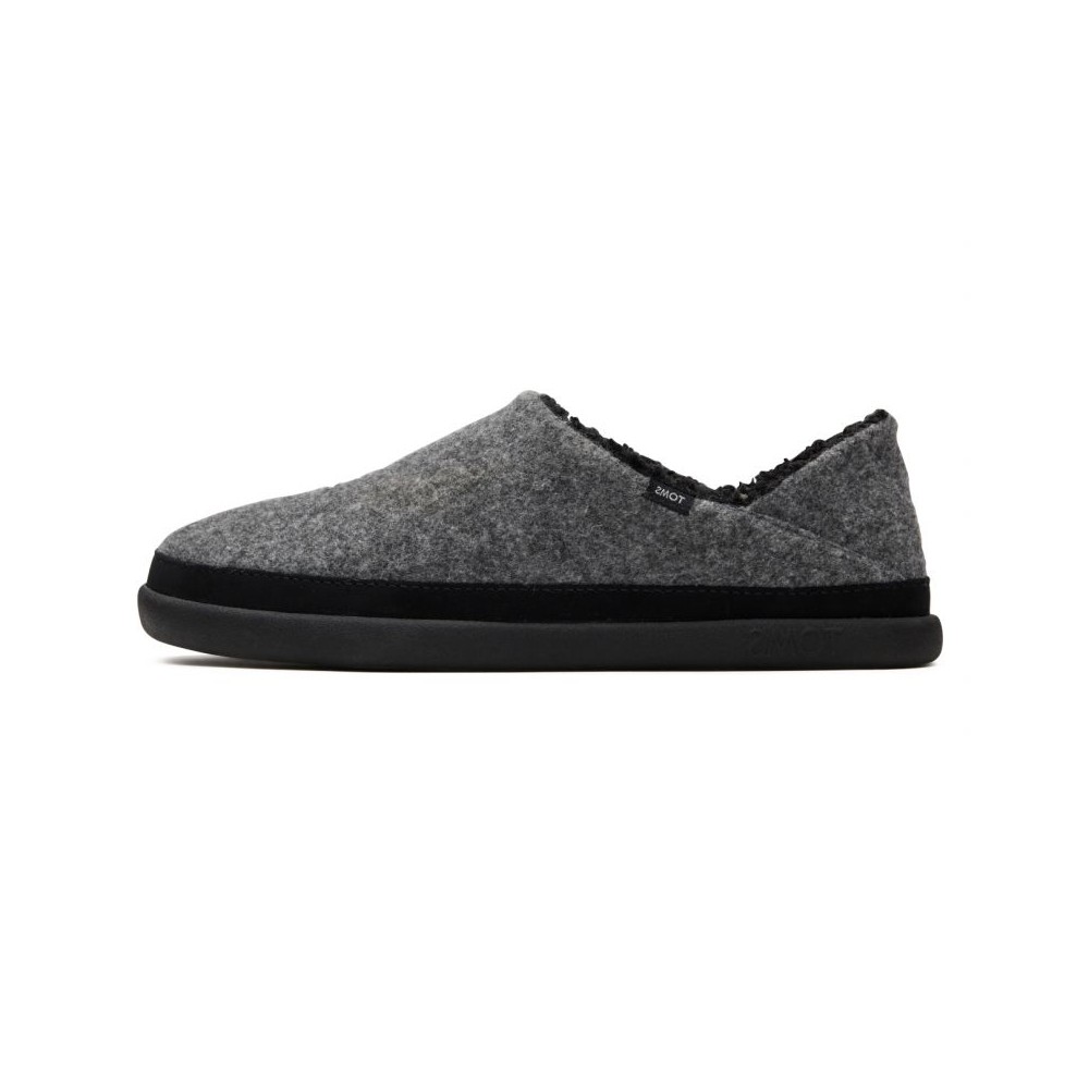 Toms - Smoke Grey TwoTone Felt, vegane Hausschuhe