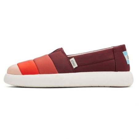 Toms - Mallow Alpargata Burgundy Multi, vegane Schuhe