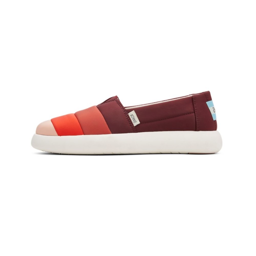 Toms - Mallow Alpargata Burgundy Multi, vegane Schuhe