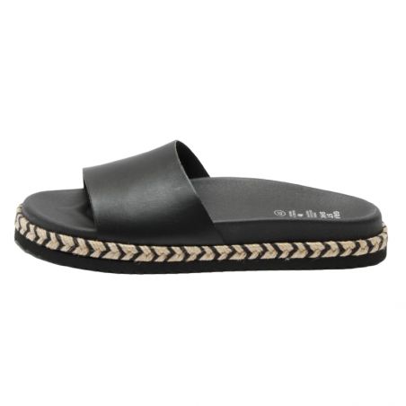 Grand Step Shoes - Sina Black, vegane Sandalen