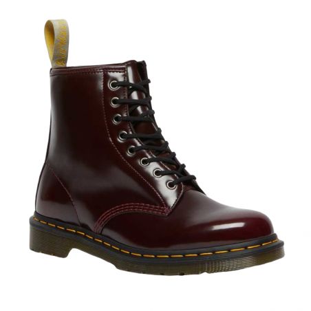 Dr. Martens - 1460 Cherry Red Oxford Rub Off, veganer Stiefel