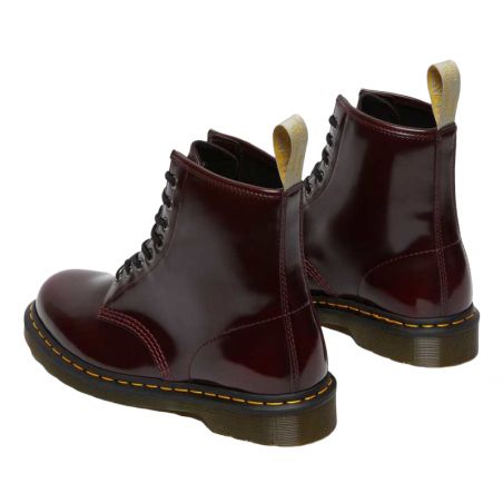 Dr. Martens - 1460 Cherry Red Oxford Rub Off, veganer Stiefel