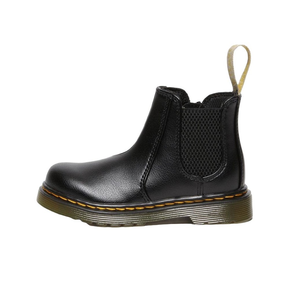 Dr. Martens - 2976 Black Newbury Tumble, veganer Kinderstiefel