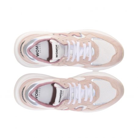 Womsh - New Start White Nude, nachhaltige Sneaker